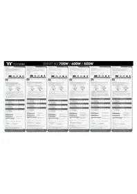 Notice THERMALTAKE SMART W3 700W Alimentation (PC)