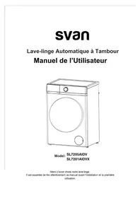 Notice SVAN SL7201AIDVX Machine à laver