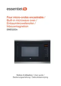 Notice ESSENTIELB EMEG253N Micro-ondes