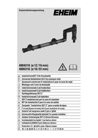 Notice EHEIM INSTALLATIONSSET 2 Acessório para aquário