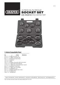 Notice Draper EXPERT 40105 Coffret d'outils