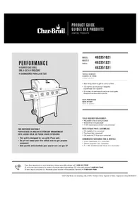 Notice CHAR BROIL PERFORMANCE 463351021 Grill plate
