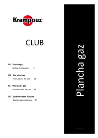Notice KRAMPOUZ BECIF2OA Plancha