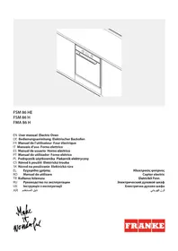 Notice FRANKE MARIS FMA 86 H Fırın