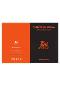 Notice Kugoo KUKIRIN G2 ULTRA Trottinette électrique
