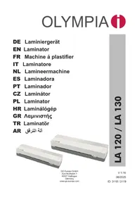Notice OLYMPIA A 120 Machine à laminer