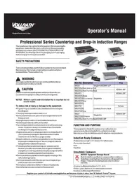 Notice Vollrath 6954303 Cocina