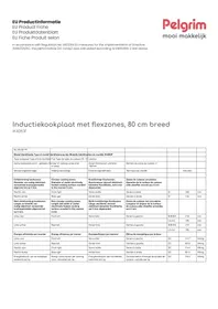 Notice Pelgrim IK4083F Cuisinière