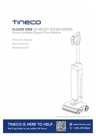Notice TINECO FLOOR ONE S9 ARTIST STEAM Limpiador a vapor