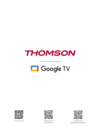 Notice THOMSON 55MG7C15 Télévision
