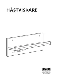 Notice IKEA HÄSTVISKARE 105.552.97 Patère murale