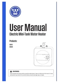 Notice WESTINGHOUSE APOLO CLASSIC ES013 Electric water heater