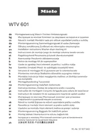 Notice MIELE WTV 601 洗衣机