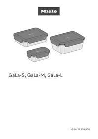 Notice MIELE GALAS Boîte de conservation alimentaire