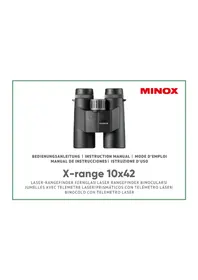 Notice MINOX XRANGE 10X42 Pointeur laser