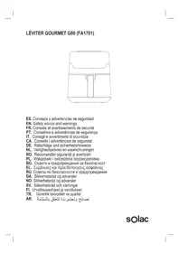 Notice SOLAC LÉVITER GOURMET G80 Friteuse