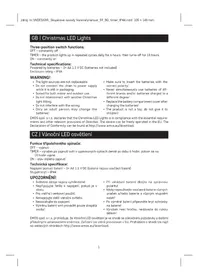 Notice Emos DCTW31 Guirlande lumineuse LED