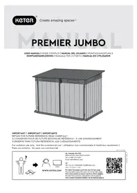 Notice KETER PREMIER JUMBO 2020L Abris de jardin