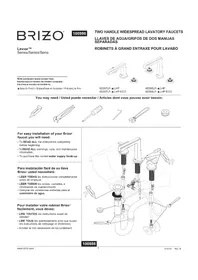 Notice Brizo LEVOIR 65397LFBNXLHP Robinet