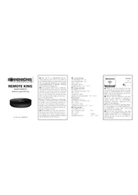 Notice Sonnenkönig REMOTE KING Climatisation