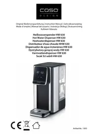Notice CASO HW 630 Dystrybutor gorącej wody