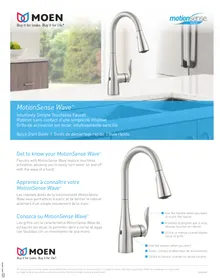 Notice Moen ESSIE 87014EWBRB Robinet
