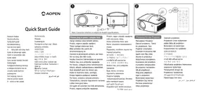Notice AOPEN QF13S Projecteur