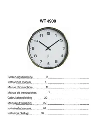 Notice TECHNOLINE WT 8900 Reloj