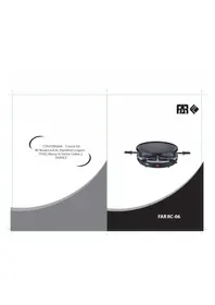 Notice FAR RC06 Appareil à fondue, raclette et wok