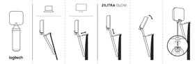 Notice LOGITECH LITRA GLOW Lampe d'appoint USB