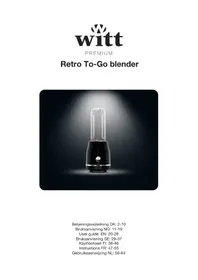 Notice Witt RETRO TOGO BLENDER Blender
