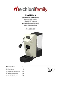 Notice Melchioni CIALDINA Machine à café