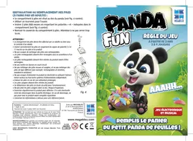 Notice MEGABLEU PANDA'FUN Jouets