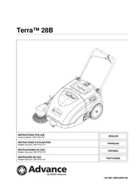 Notice ADVANCE TERRA 28B Balayeuse