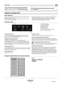 Notice HOTPOINT UH6 F2C W Congélateur