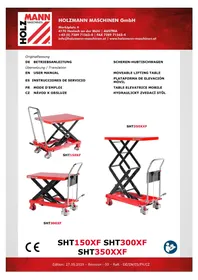Notice Holzmann SHT150XF Table élévatrice mobile