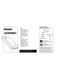 Notice ENERGIZER UE30068C Batterie portable