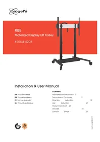 Notice VOGELS RISE 4205 Support écran plat