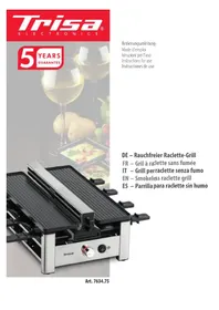 Notice TRISA PURE MELT 7634.7545 Appareil à raclette