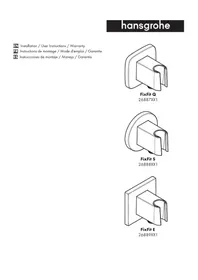 Notice Hansgrohe FIXFIT Q 26887341 Accessoire de salle de bain