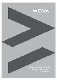 Notice MOVA 600 Tondeuse robotique