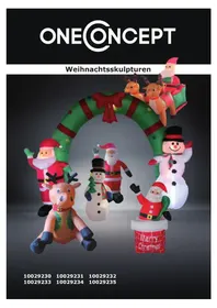 Notice OneConcept MR. FROST Décoration de Noël gonflable