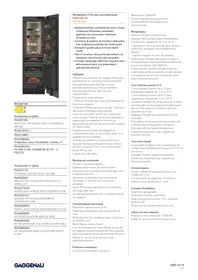 Notice GAGGENAU RVC467190 Réfrigérateur