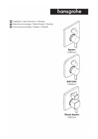 Notice Hansgrohe 15862001 Système de douche