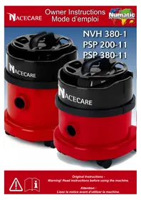 Notice NaceCare Solutions PROSAVE PSP 240 Aspirateur