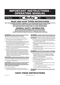 Notice Air King AV1364 Capucha