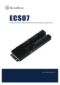 Notice SILVERSTONE ECS07 Carte d'extension informatique