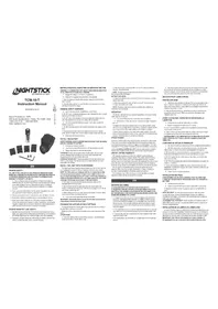 Notice NightStick TCM10T Lampe