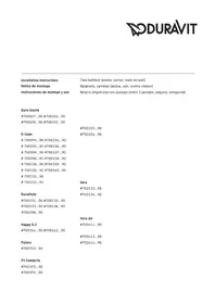 Notice Duravit STARCK 700333000000090 Baignoire