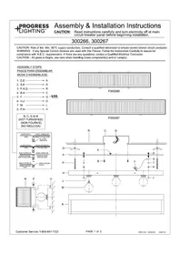 Notice Progress Lighting P300267 Éclairage